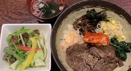 石焼ビビンバカルビランチ