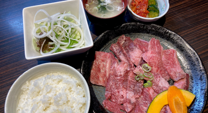 黒毛和牛カルビ2倍ランチ